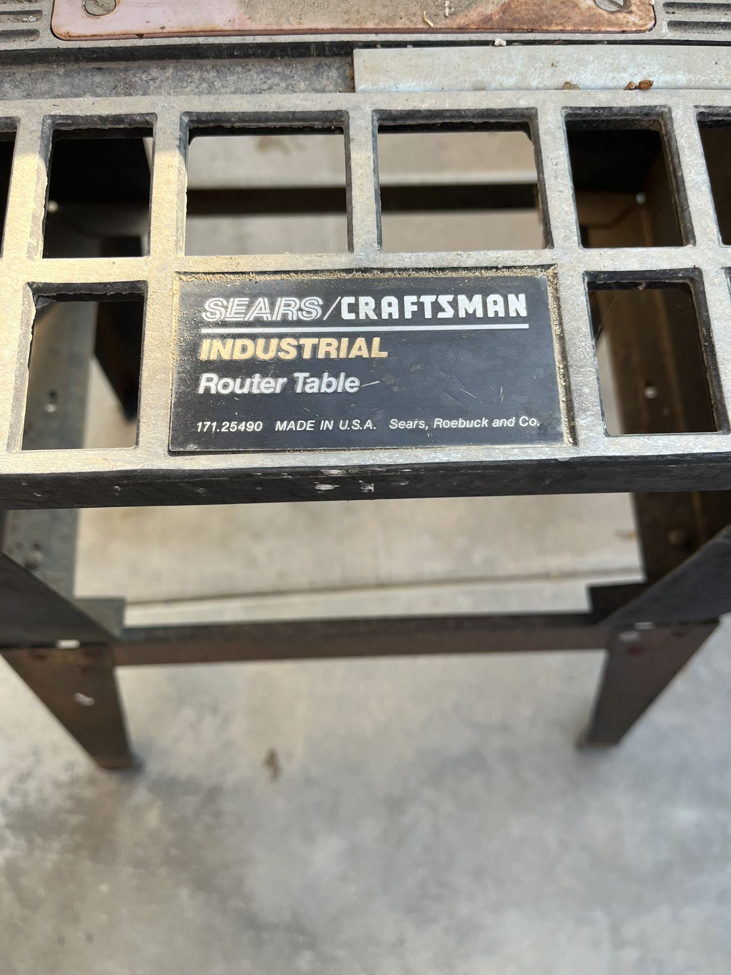 Sears Craftsman Router Table