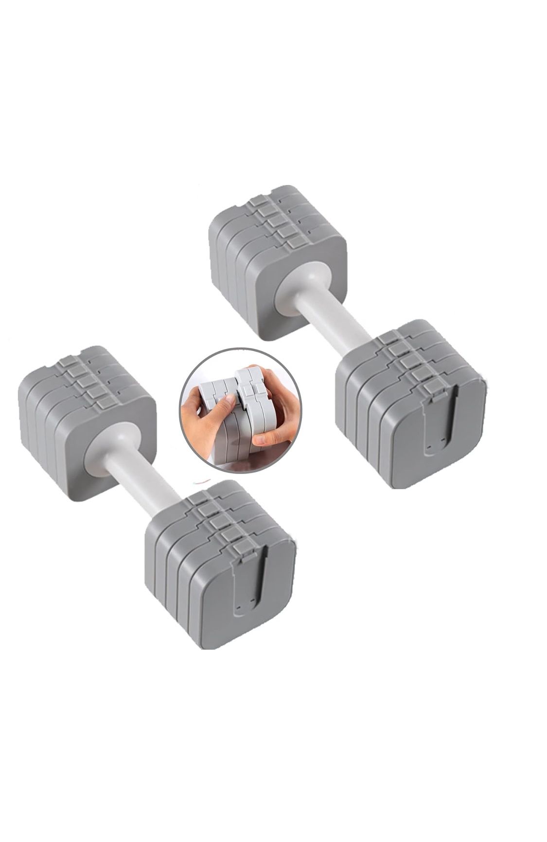 Adjustable dumbbell set
