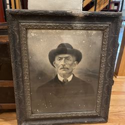 Antique Picture of “Man In Derby Hat”