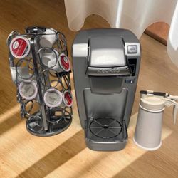Keurig K-mini K15 Single-serve K-cup Pod Coffee Maker Grey/Chrome - keurig pod Holder