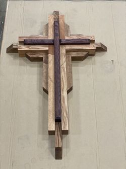 Wood Cross 41.5” Tall