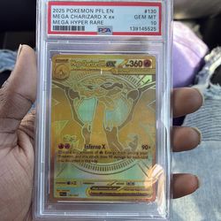 Gold S I R zard psa 10