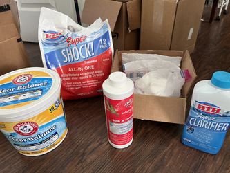 Pool Shock And Chemicals