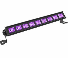 27W Black Light, HouLight 9 LED UV Blacklight Bar, Blacklights for Halloween, Birthday Parties, Stage Lighting, Weddings, Glow Parties and Black Light
