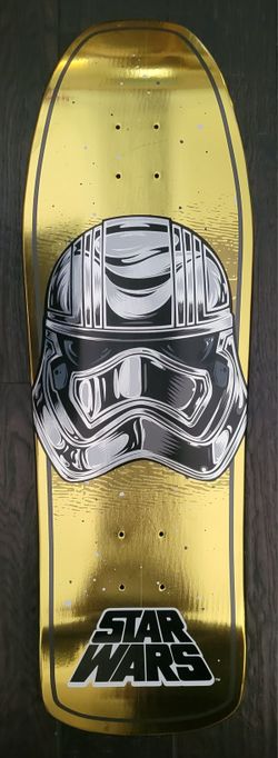 Stormtrooper Skateboard Gold