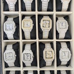 💎 Real Moissanite Iced Watch — Tested Stones — New w/ Box (San Diego)