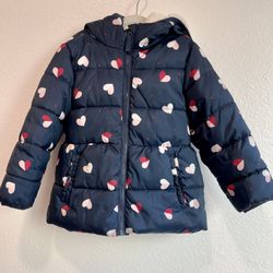 Used Girls Heart Wonder Nation Puffer Jacket