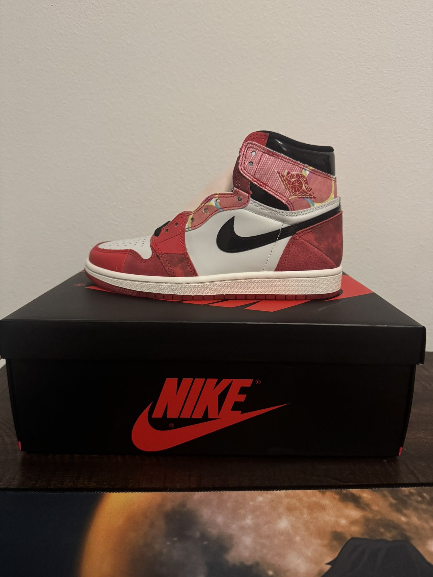 Air Jordan 1 High Og (Spiderman Across The Spider Verse) Youth Size 5