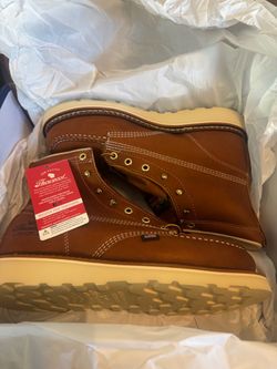 Thorogood soft toe tobacco 8 wide