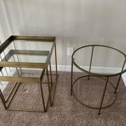Golden Class Coffee/ Side Tables