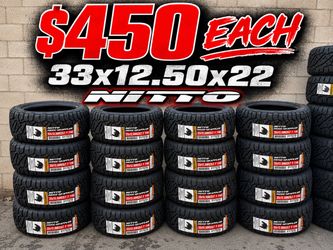 BRAND NEW 33x12.50x22 NITTO RIDGE GRAPPLER TIRES ! IN STOCK