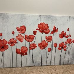 Red Poppies Canvas Art