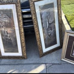 There are three paintings.