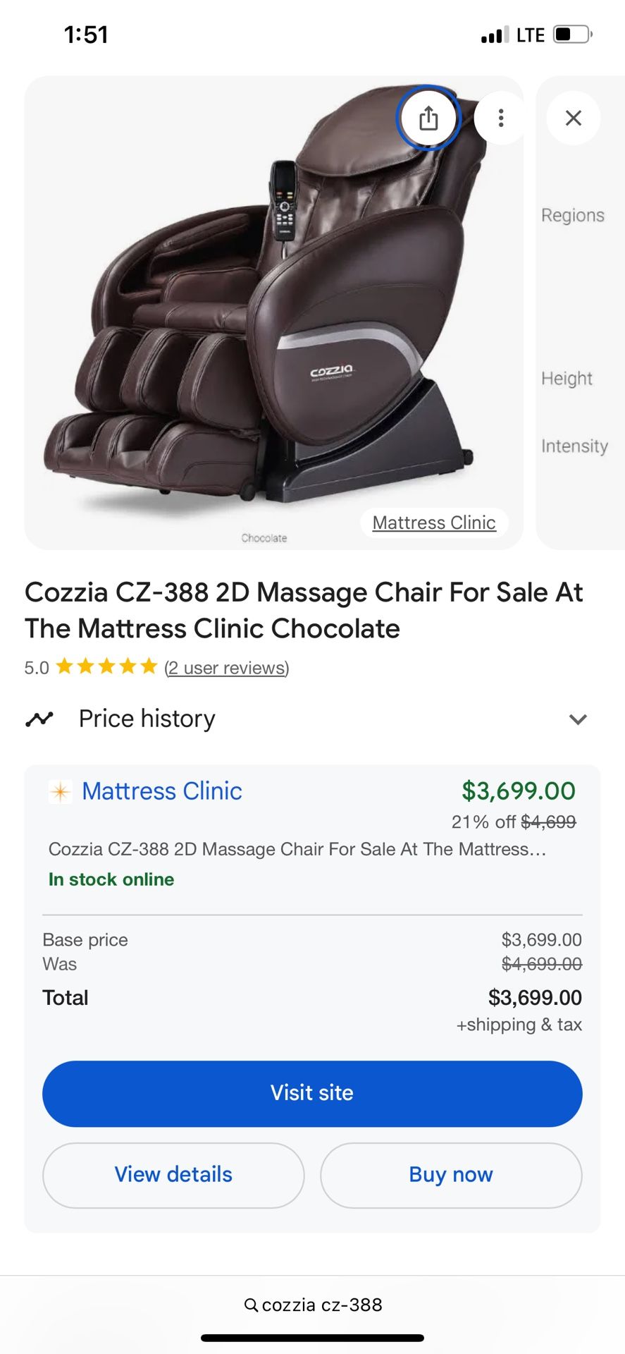 Massage Therapy Chair