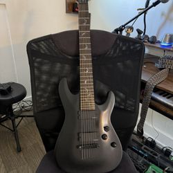 Schecter damien 7, 7 String Guitar 