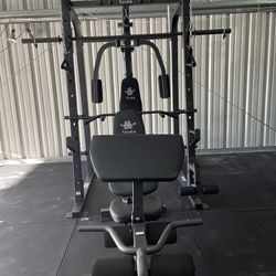 SMITH MACHINE/ PULLEY SYSTEM/ SQUAT RACK/ BENCH/ WEIGHTS/ BARBELL/ GYM EQUIPMENT/ FREE DELIVERY 🚚 