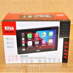 Boss Touchscreen Double Din Stereo Bluetooth USB Apple Carplay Android Auto Am Fm Radio BV800ACP 🚨 Payment Options Available 🚨 No Credit Needed 🚨 