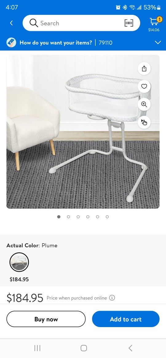 Halo Glide Bedside Bassinet For Baby