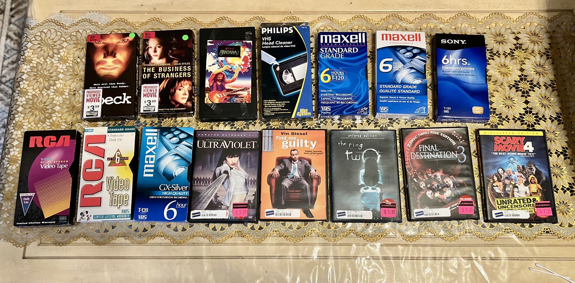 DVD’s & VHS’s