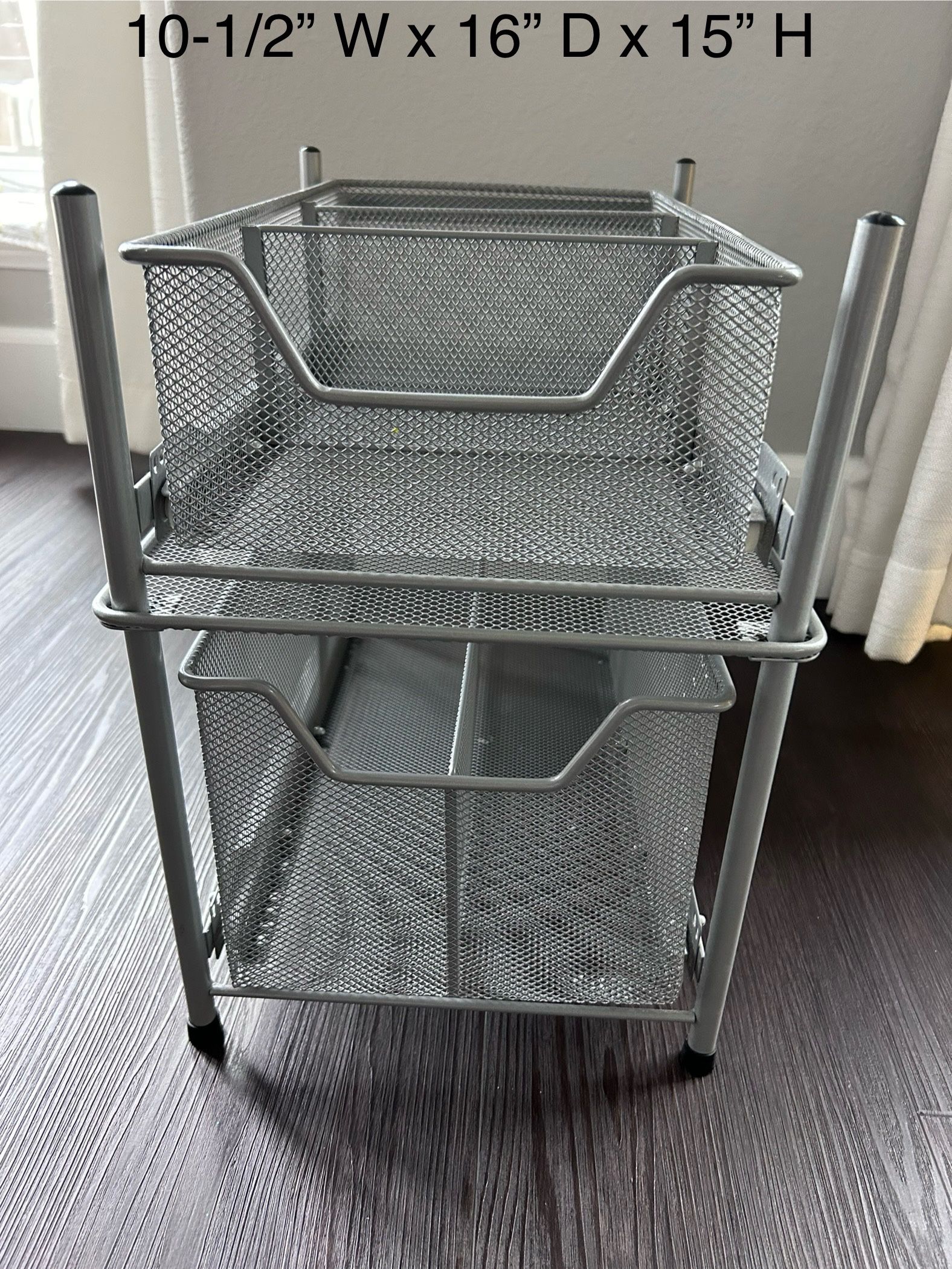 Two-Tier Organizer W/ Pull Out Drawers