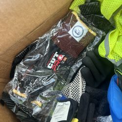 Gloves And Glow Vest