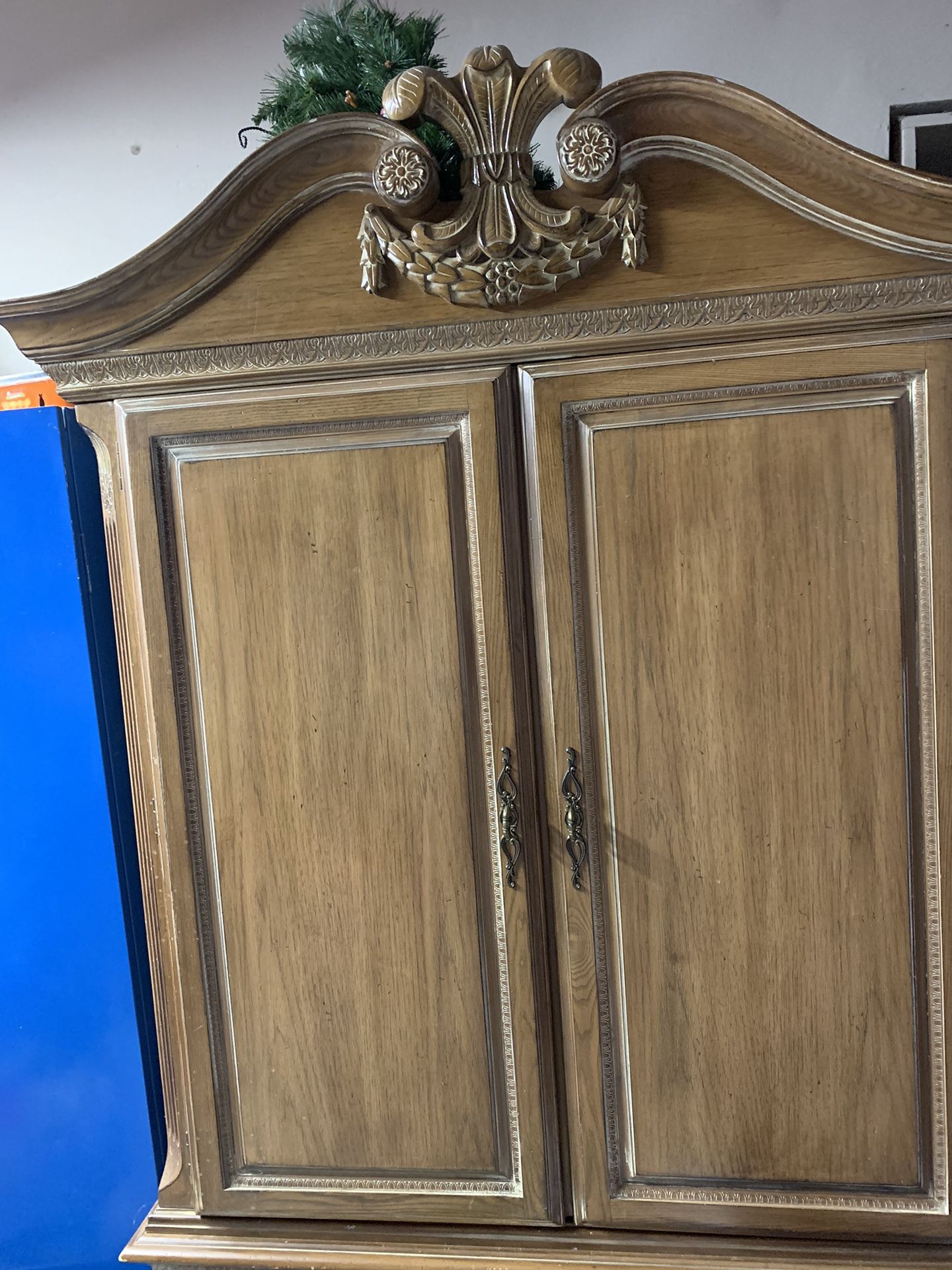 Solid Antique Armoire