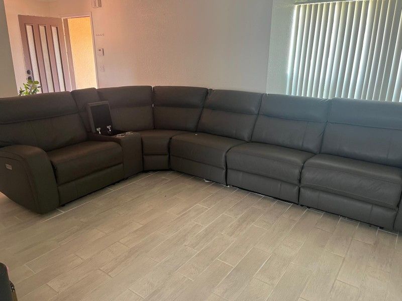 Leather Couch