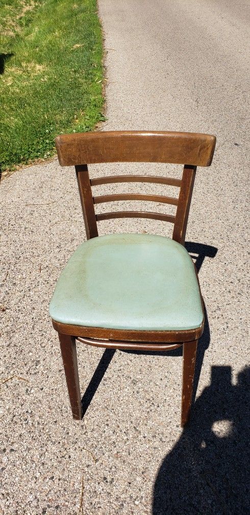 Signed Original Romanian Vintage Bistro Chairs MCM