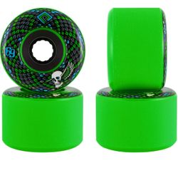 Powell-Peralta Snakes 69mm 75A Green Skateboard Wheels