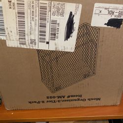 2 Pack Mesh Office Organizer 