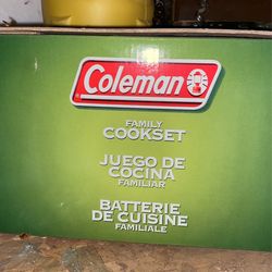 Camping!  Coleman  Family Cook Set