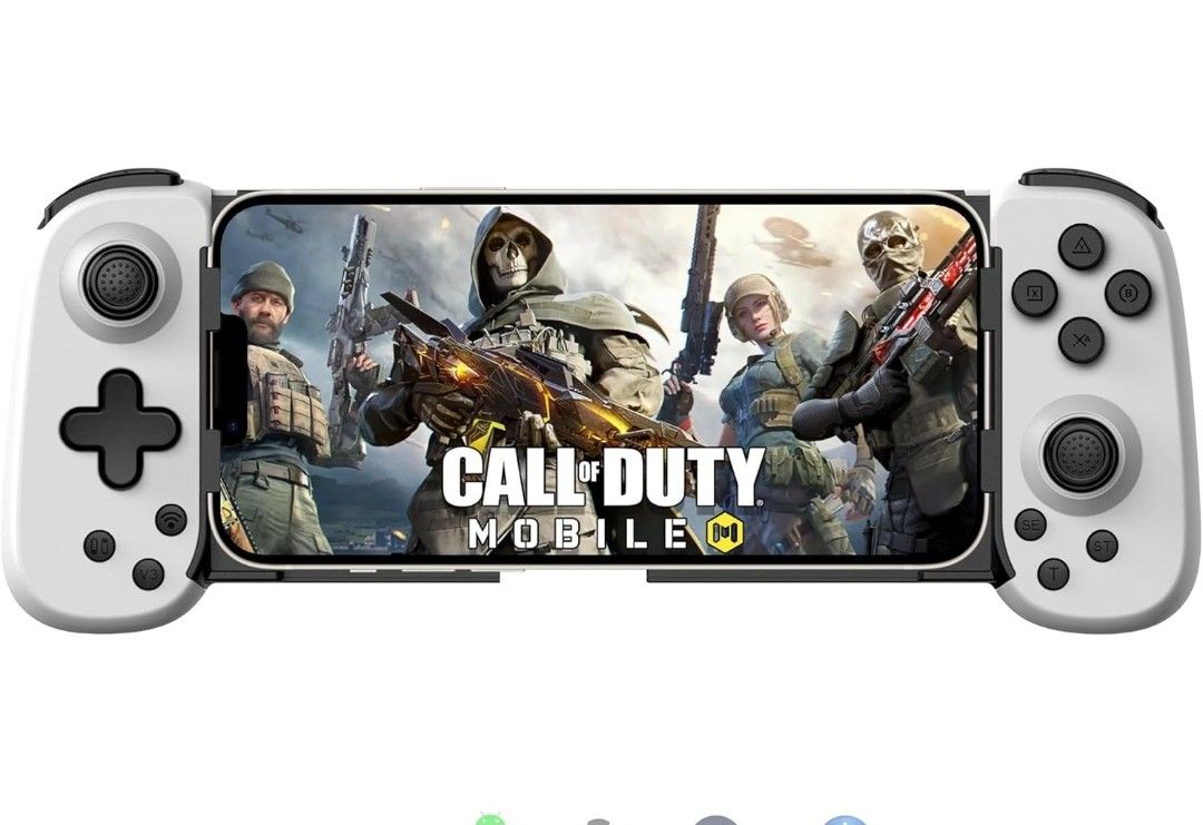 Wireless Controller for iPhone 17/Android/PC/iPad/Tablet/Appl Arcade MFi Games/Switch/PS4, Support Streaming on PS5/Xbox/PC Console, Cloud Gaming Game