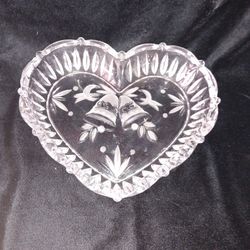 Heart Shape Crystal Bowl