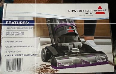 NIB -Bissell power force helix vacuum