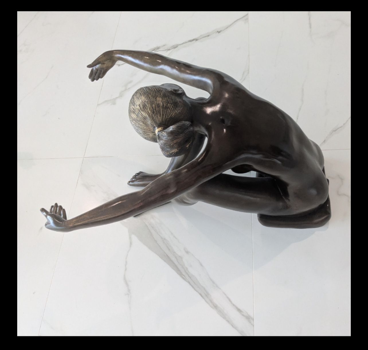 Bronze Lady Coffee Table – Restored – Excellent Condition