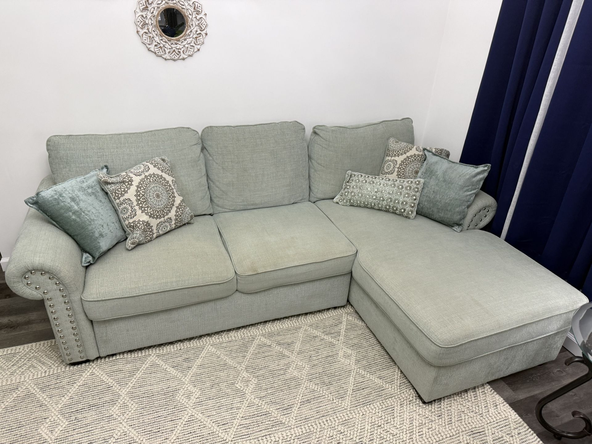 Sleeper Sofa & Armchair with Ottoman