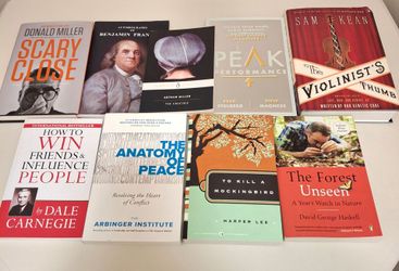 🧡 Lot of 9 Non-Fiction and Classic Literature Books