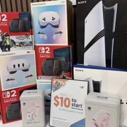 Playstation 5 Pro/ Nintendo 2/ Oculus 3/3s