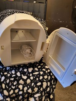Mini refrigerator shape like a helmet football helmet