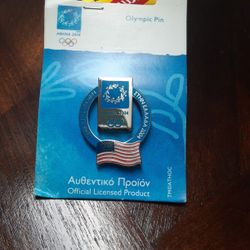2004 United States Olympic  Pin In Athens