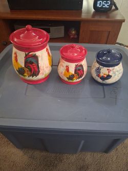 3 nice canisters brand new