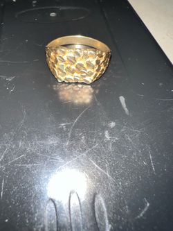 10k gold nugget ring