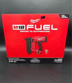 Milwaukee new 18ga Brad nailer fuel