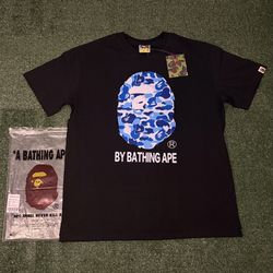 Bape - Blue Camo streetwear size: XL