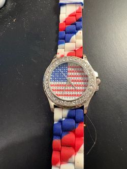 Ladies American Flag Watch USA. $23