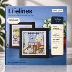 Lifelines Collage Art Kit – DIY Craft Set with Frames (New)