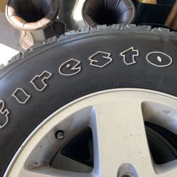 Tire And Rings 17”