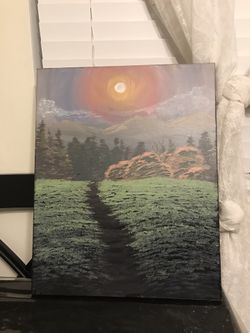 Nature painting by 14 year old