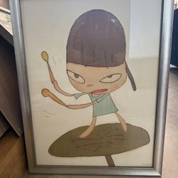 Yoshitomo Nara “Marching On A Butternur Leaf” 