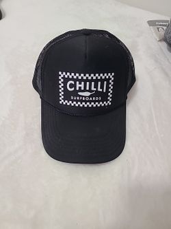 Otto Chilli Surfboards Trucker Hat Black (Youth?)